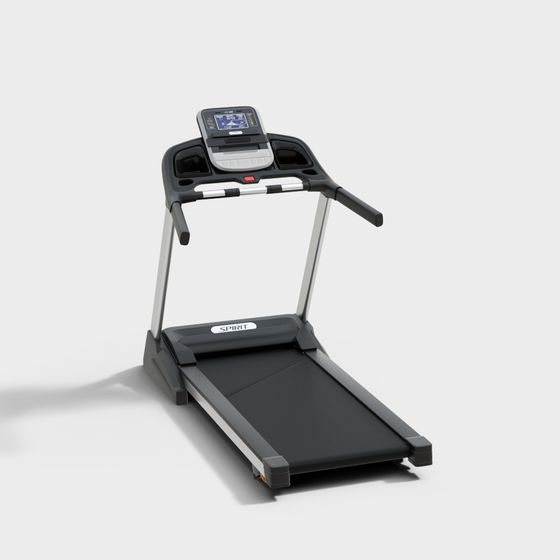 Spirit Treadmill 3D model for Modern Gym Designs