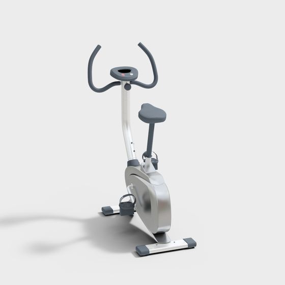 Modern Low-Poly Exercise Bike 3D Model