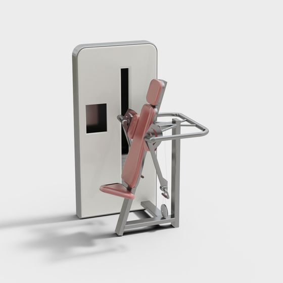Stylish Gym Equipment 3D model for Modern Fitness Spaces