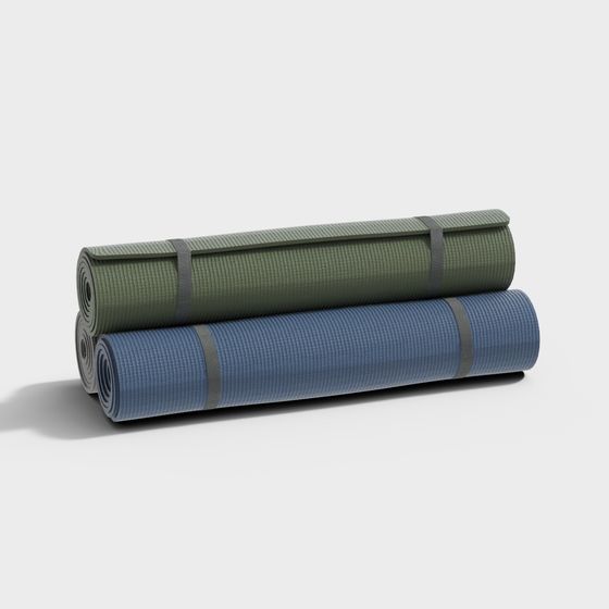 Realistic Yoga Mat 3D Model
