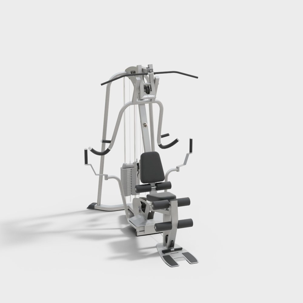 Modern Fitness Equipment 3D Model