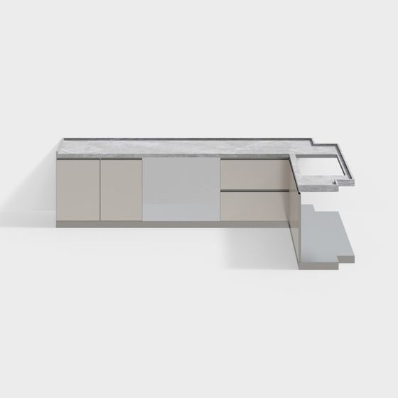 Urban Corner Work Desk 3D model