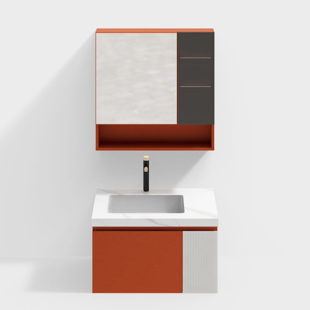 7.21 Custom bathroom cabinet