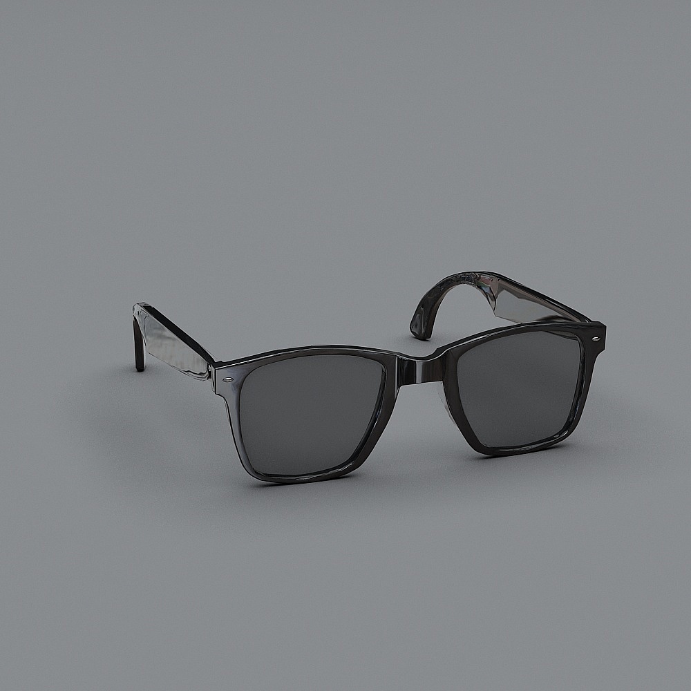 Vintage Retro Sunglasses 3D model