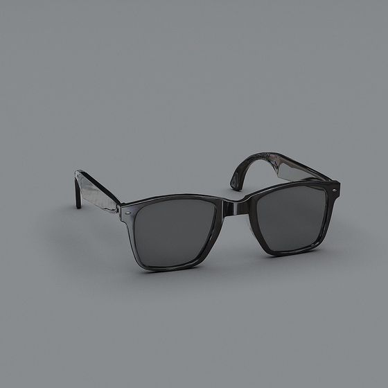 Vintage Retro Sunglasses 3D model