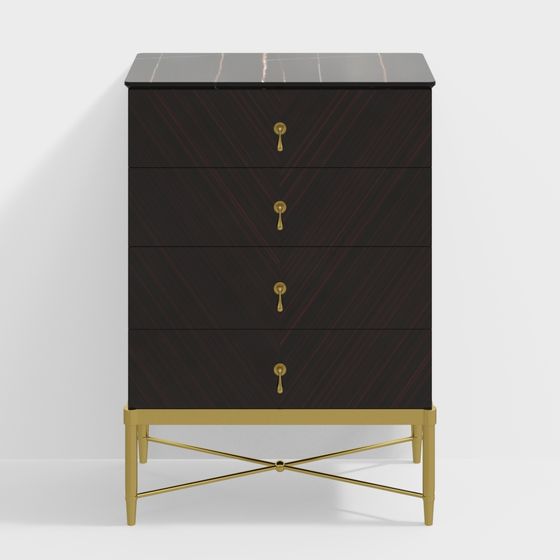 Urban Elegance Chest of Drawers 3D model
