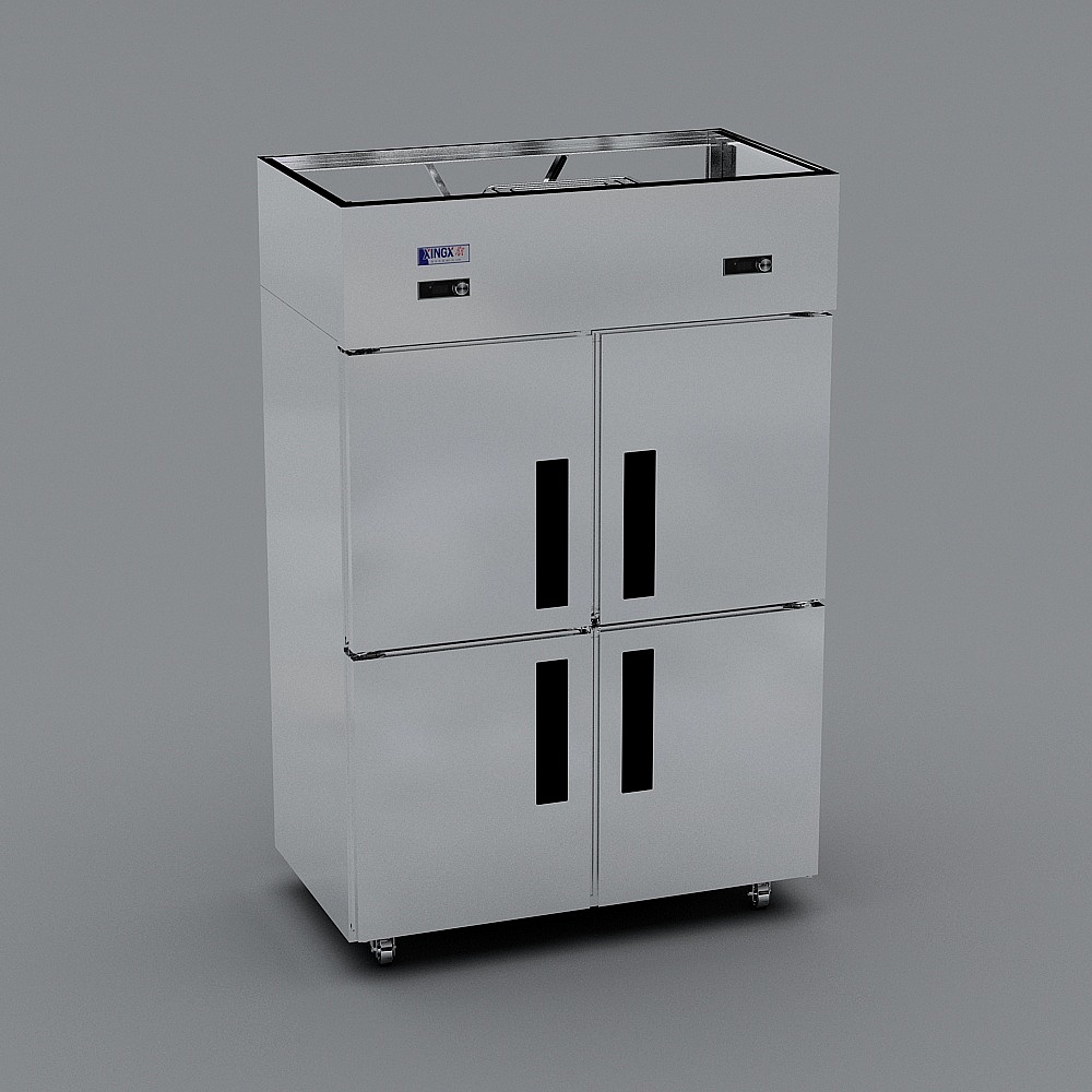 XINGX-BCD-860Y 4도어 듀얼 온도 주방 냉장고