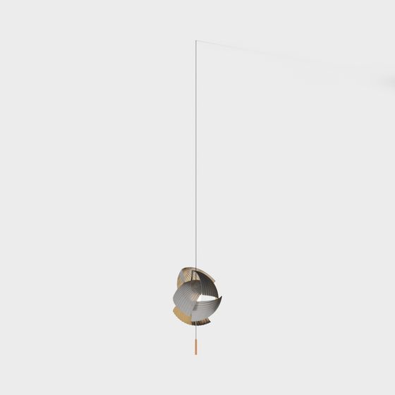 Suspended Art Lamp 3D model
