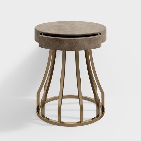 Elegant Round Table 3D model