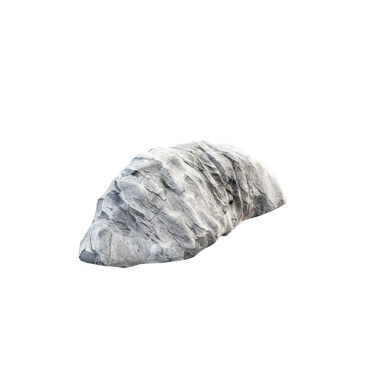 Realistic 3D Rock Model – Low-Poly Natural Stone