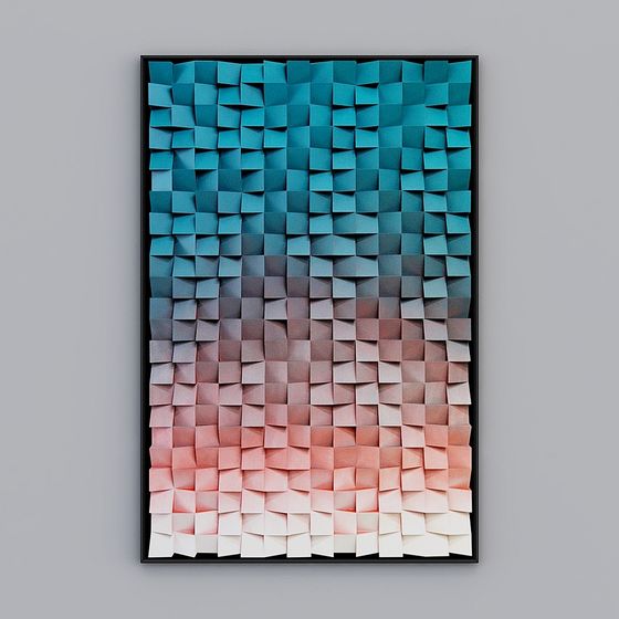 Abstract Geometric Puzzle 3D model for Creative Projects