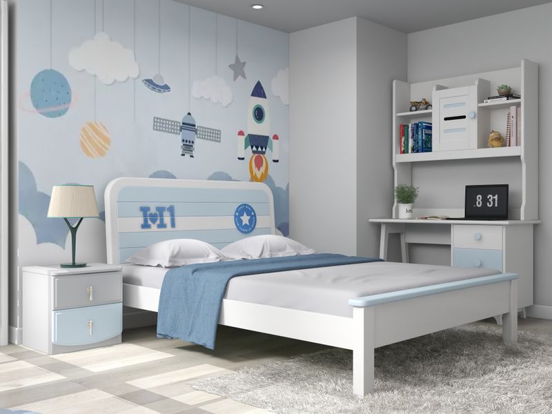 Dreamy Space-themed 1 Bedroom for Kids