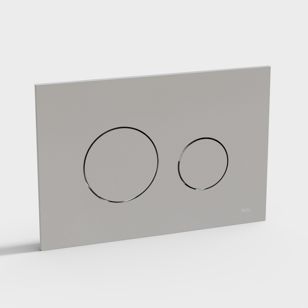 TECE-TECEloop Serie-Pannello WC-Pannello Cromato Lucido TECEloop