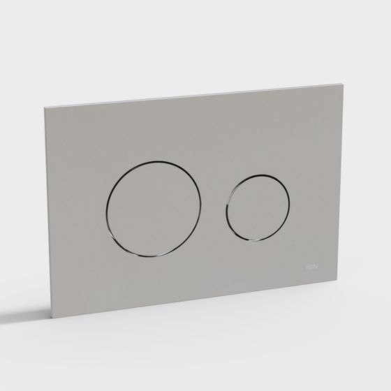 TECE-TECEloop Serie-Pannello WC-Pannello Cromato Lucido TECEloop