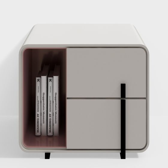 Minimalist Bookshelf 3D model