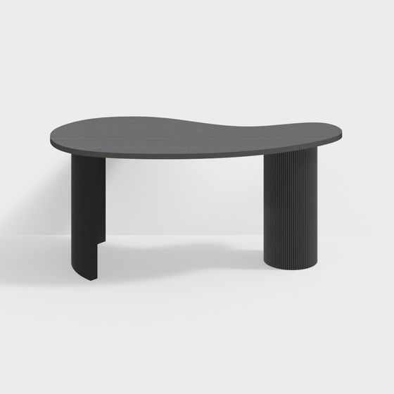 Coyi Shaped Desk 3D Model for Home Office
