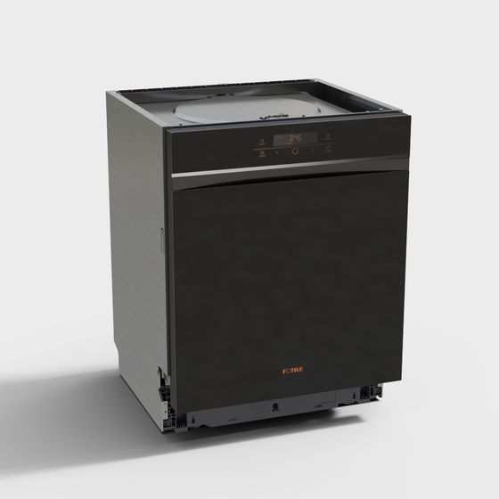 Modern Built-in Dishwasher 3D model