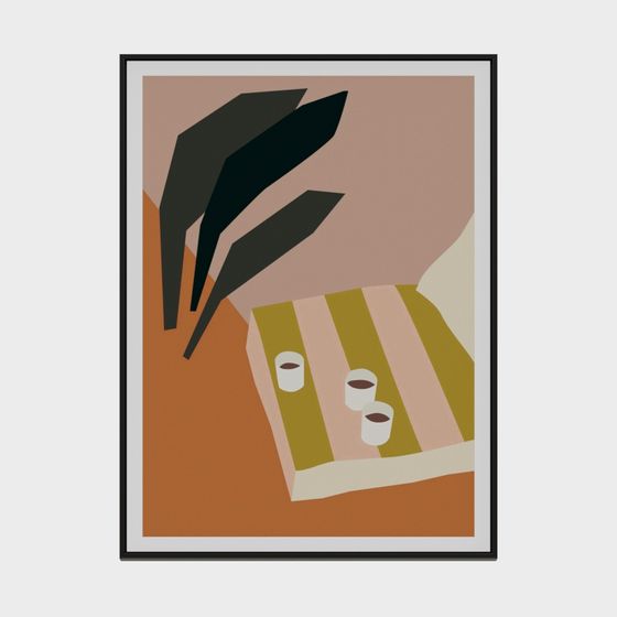 Abstract Coffee Moments 3D model