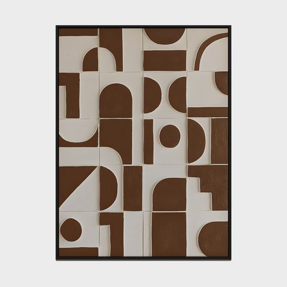 Abstract Geometric Puzzle 3D model