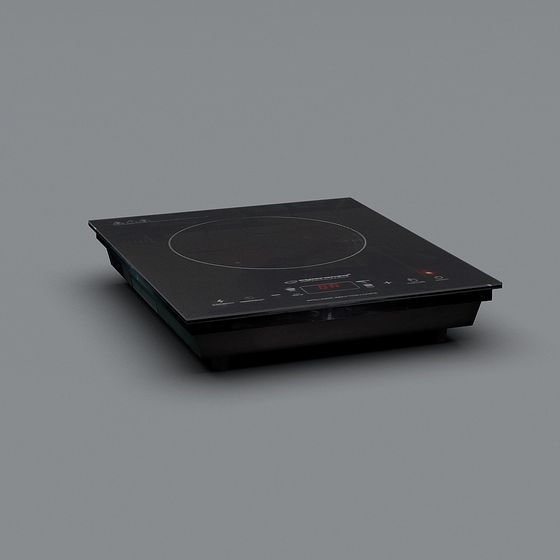 Smart Induction Cooktop 3D model
