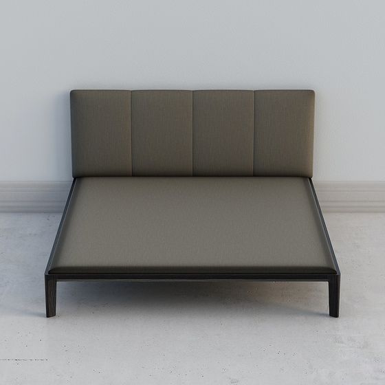 Urban Elegance Bed Frame 3D model
