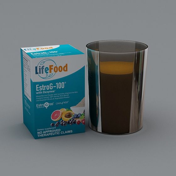 LifeFood EstroG-100® Low-Polygon 3D Model