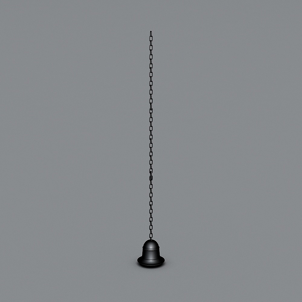 Detailed Chain Bell 3D Model