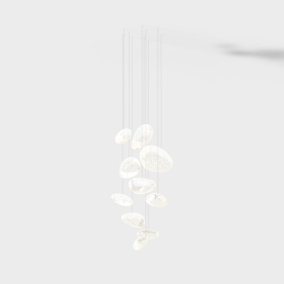 Glowing Stone Lamp 3D model for Stylish Interiors