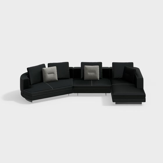 Urban Curve 3D model Sofa Design