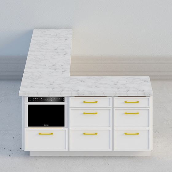 Urban Kitchen Island 3D model