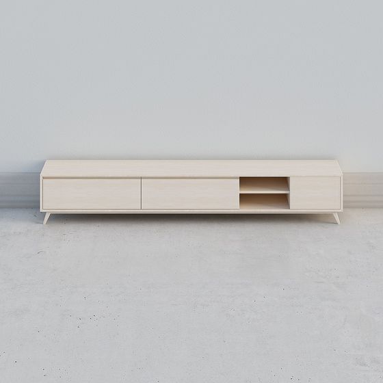 Modern Minimalist TV Cabinet 3D model