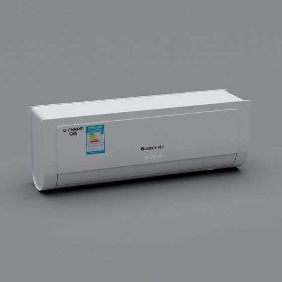 Stylish Gree Air Conditioner 3D Model
