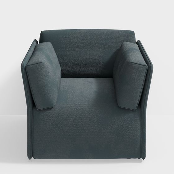 Urban Comfort Low-Poly Sofa 3D model