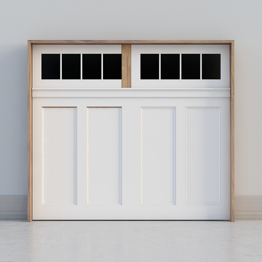 木製ガレージドア