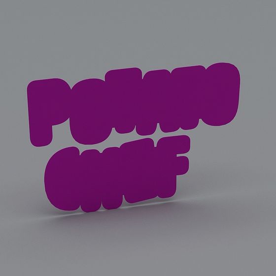 Pompeii - Striking Purple 3D model for Creative Projects