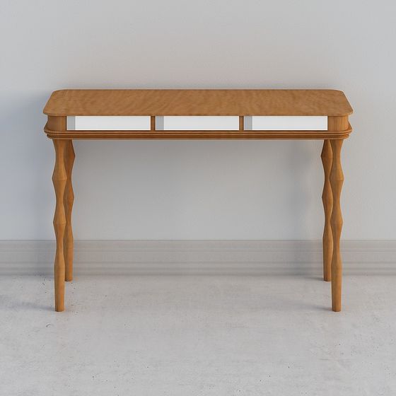 Spiral Leg Art Table 3D model