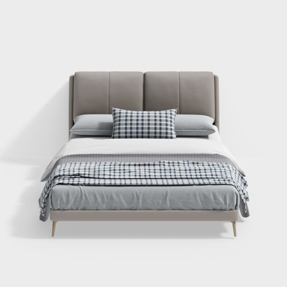 Urban Comfort Bed 3D Model