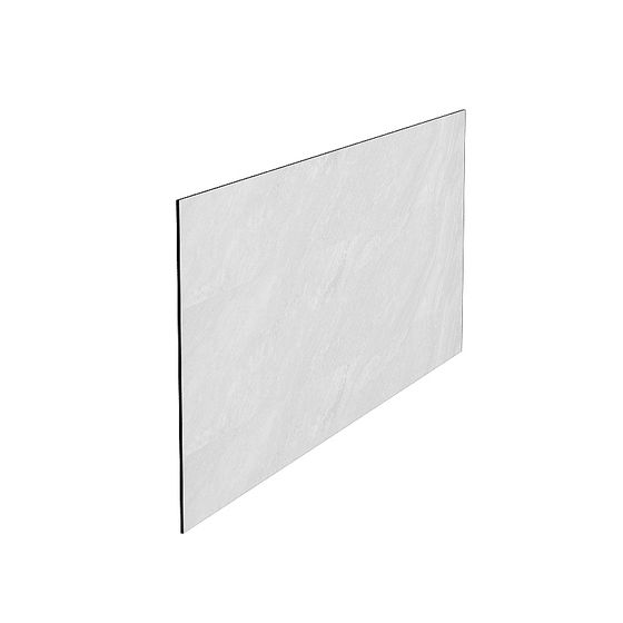 Black Straight Skirting Line 3D Model for Elegant Finishes