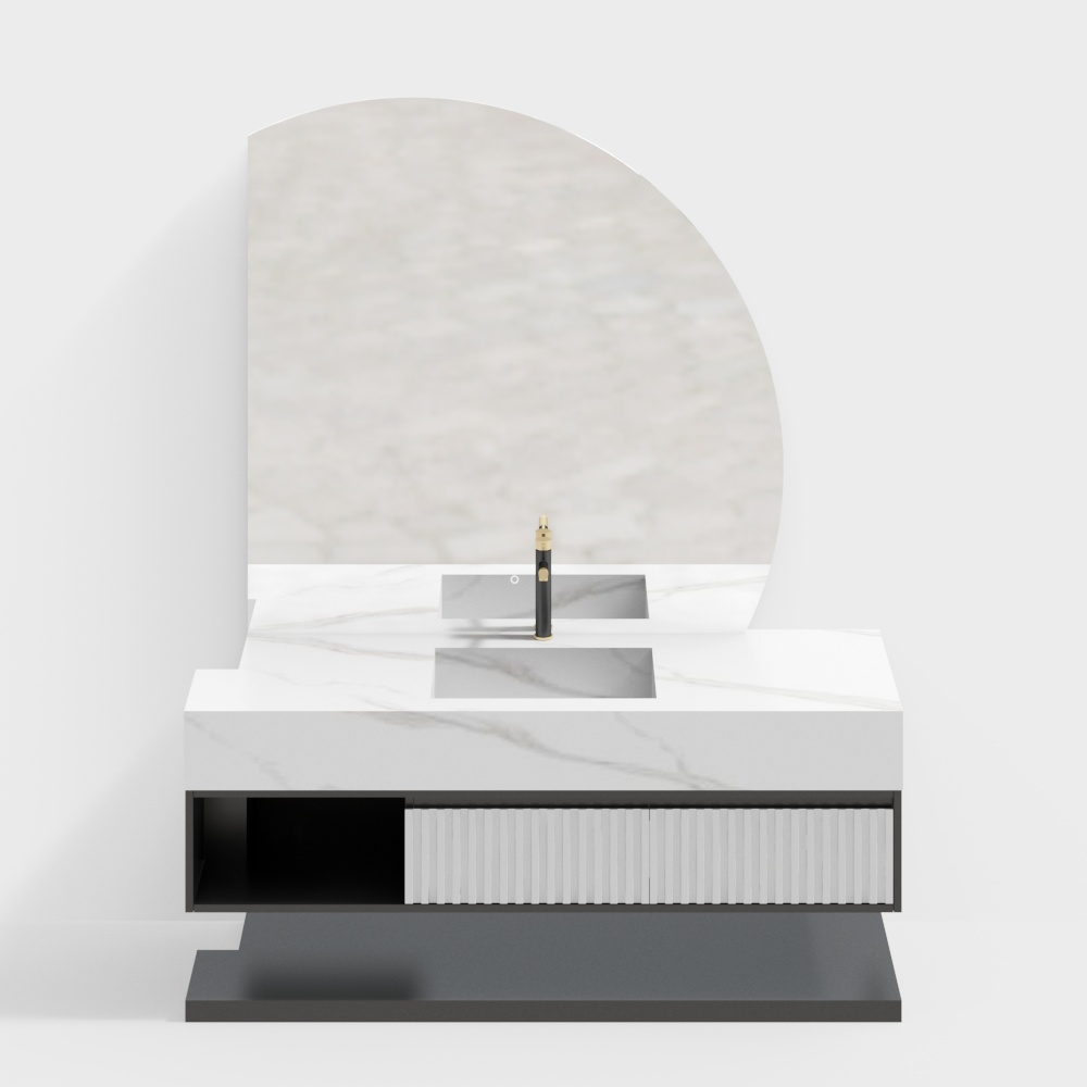 8.9 Custom Bathroom Cabinet Renderings