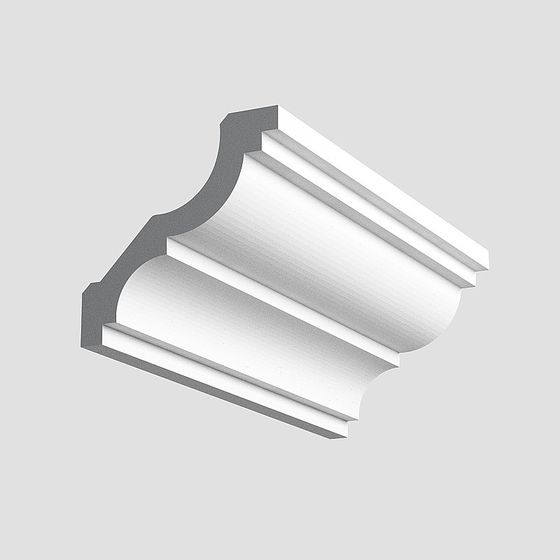Dicovison Plain Angle Line 3D Model in White