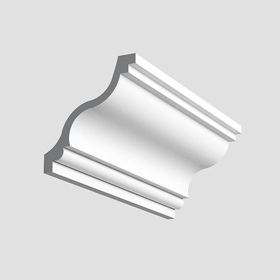 Diccovison Plain Angle Line DV-2030 3D Model in White