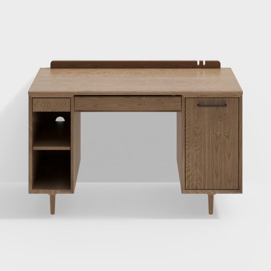 Mid-Century Desk 3D model