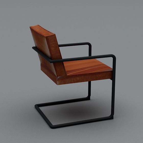 Elegant Minimalist Chair 3D model