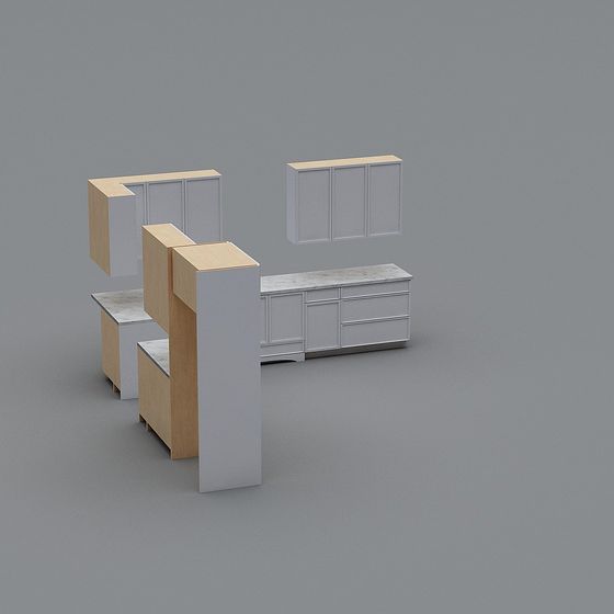 Urban Corner Furniture Set 3D model