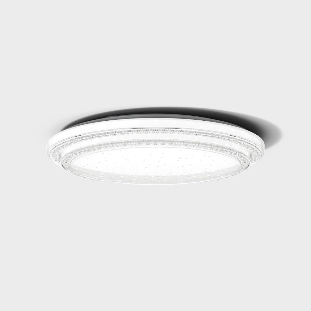 โคมไฟเพดานกลมหรูหราขนาด 36W 2700-6500K สำหรับห้องนอน