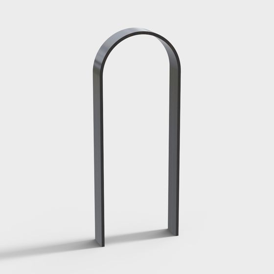 Stylish Urban Gate 3D model for Modern Projects