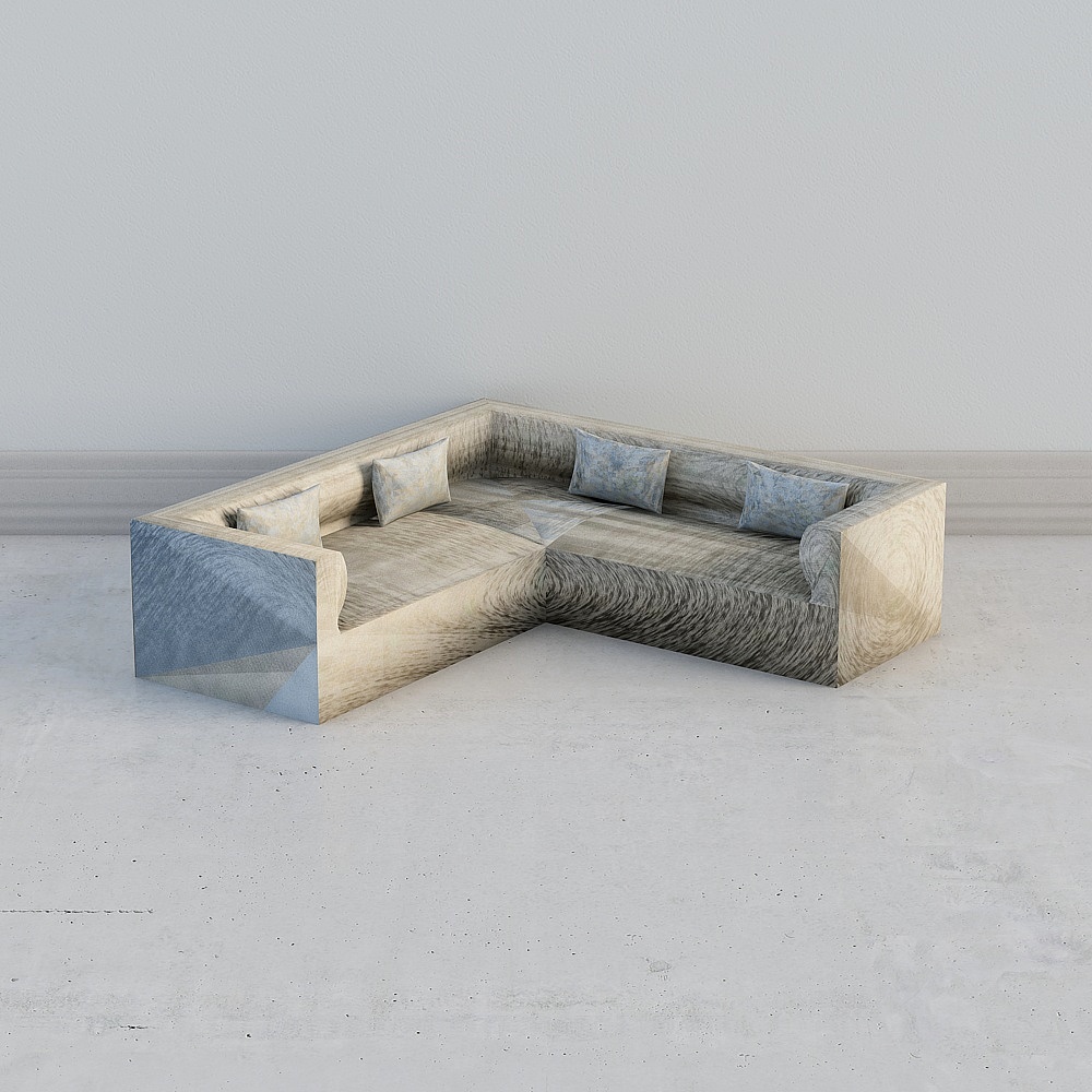 Canapé d'angle beige