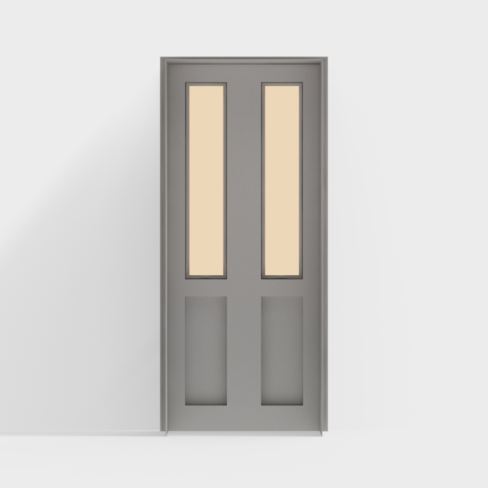 French light luxury living room interior door