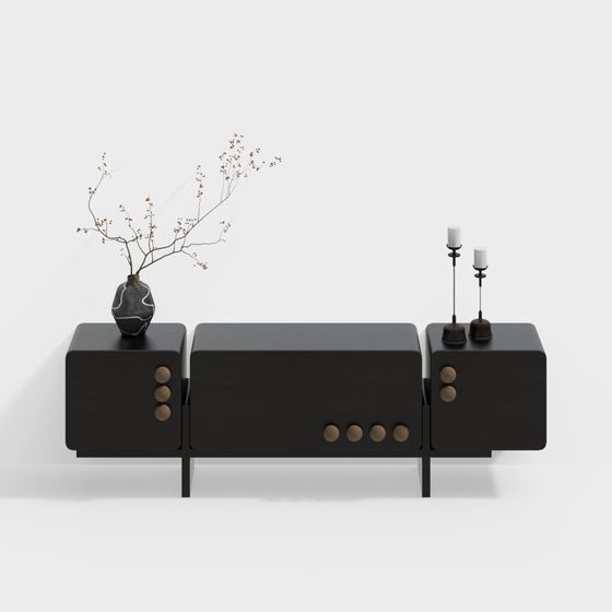 Minimalist TV Cabinet 3D model