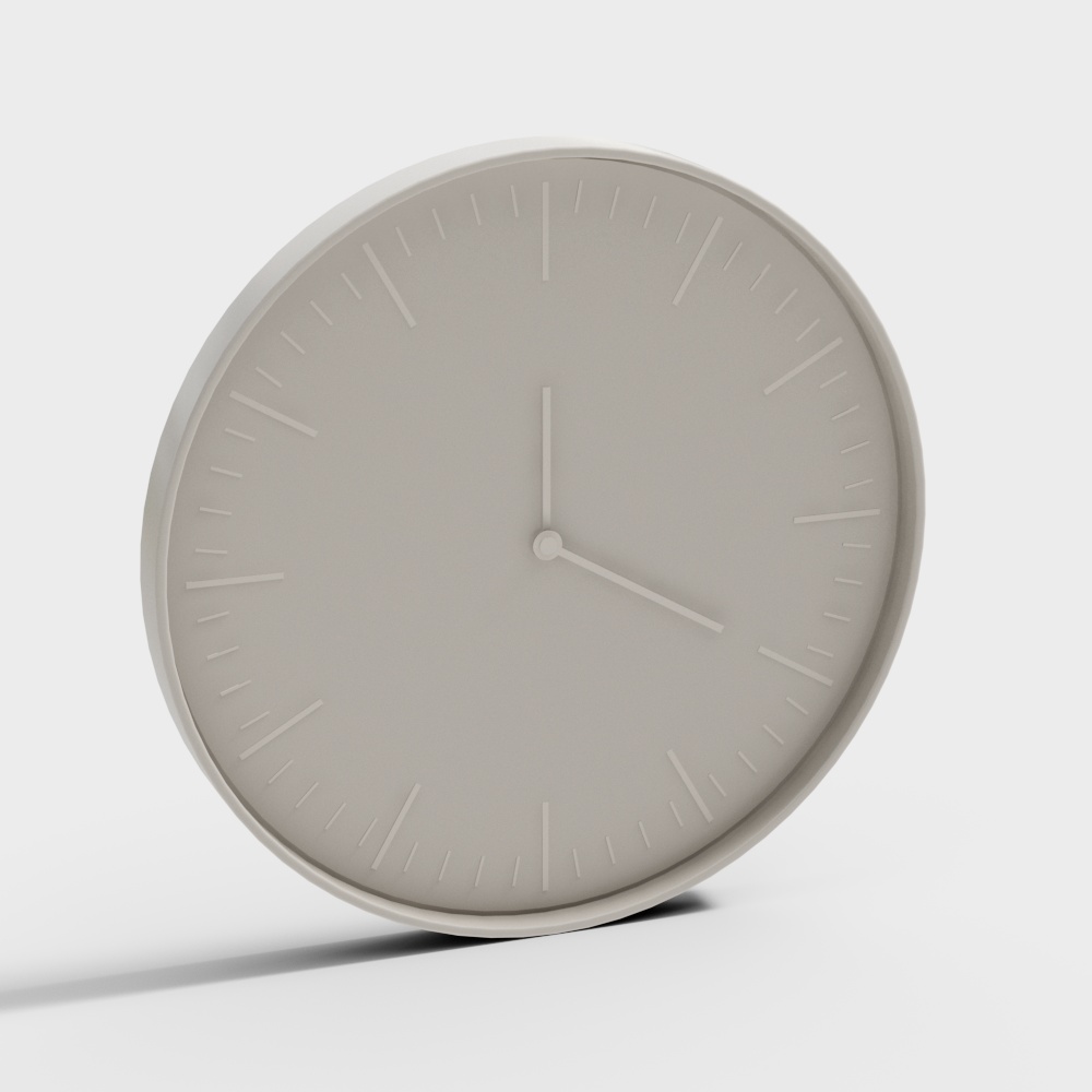 Wabi-sabi wind wall clock
